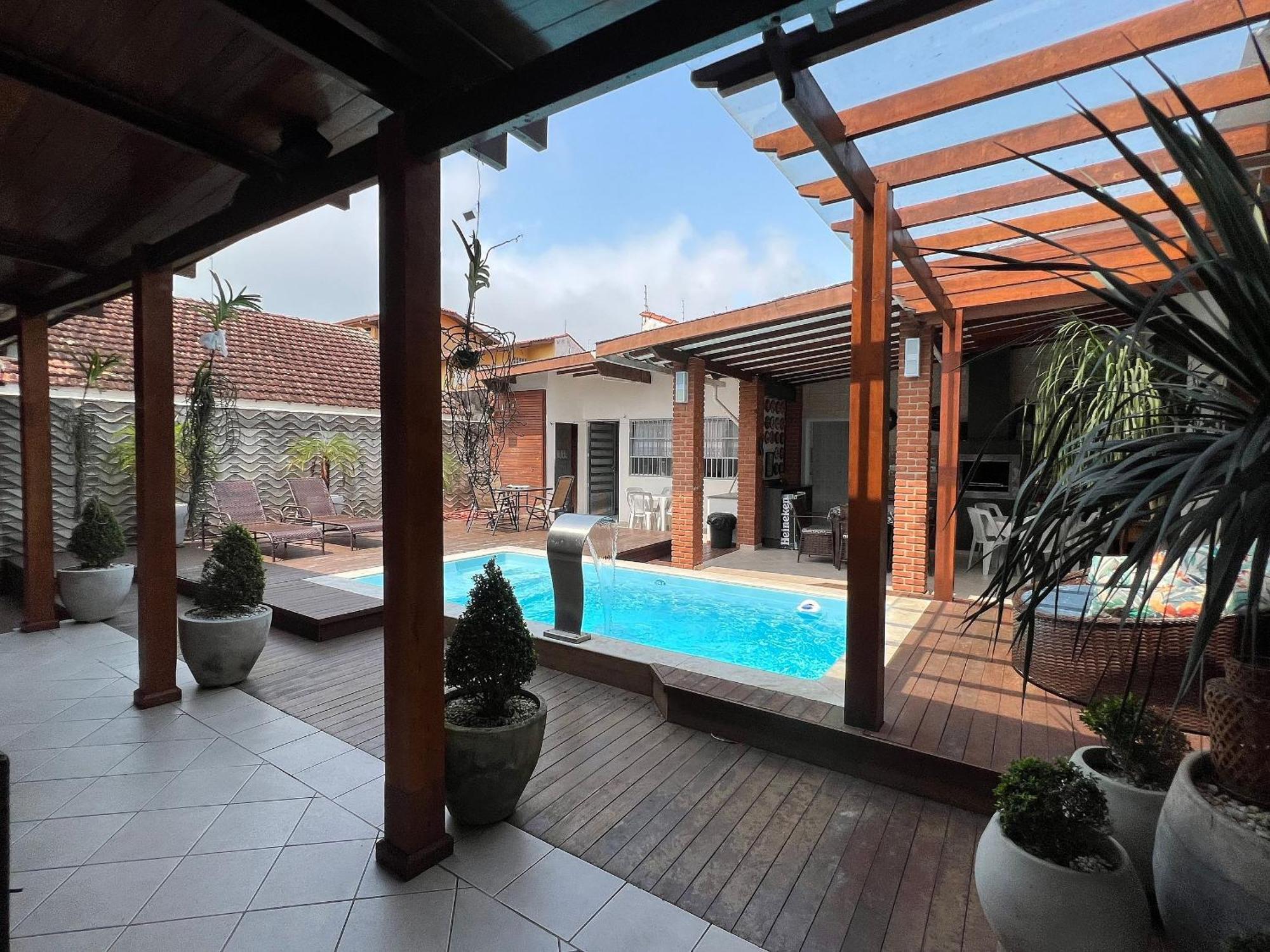 Casa Agradavel Com Piscina, A Poucos Passos Da Praia Peruíbe Exterior foto